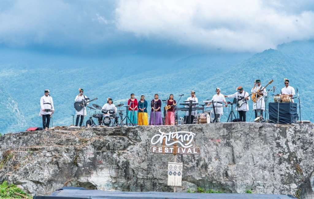 Pandavaas band at Kafal Festival Sari village