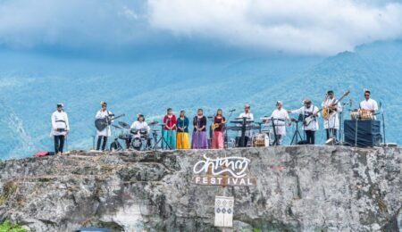 Pandavaas band at Kafal Festival Sari village